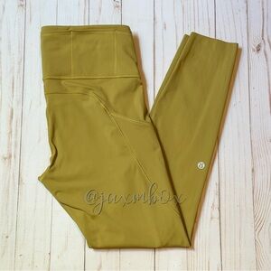 Lululemon Fast and Free Tight II 25" *Non-Reflective Nulux Grape Leaf Size 8